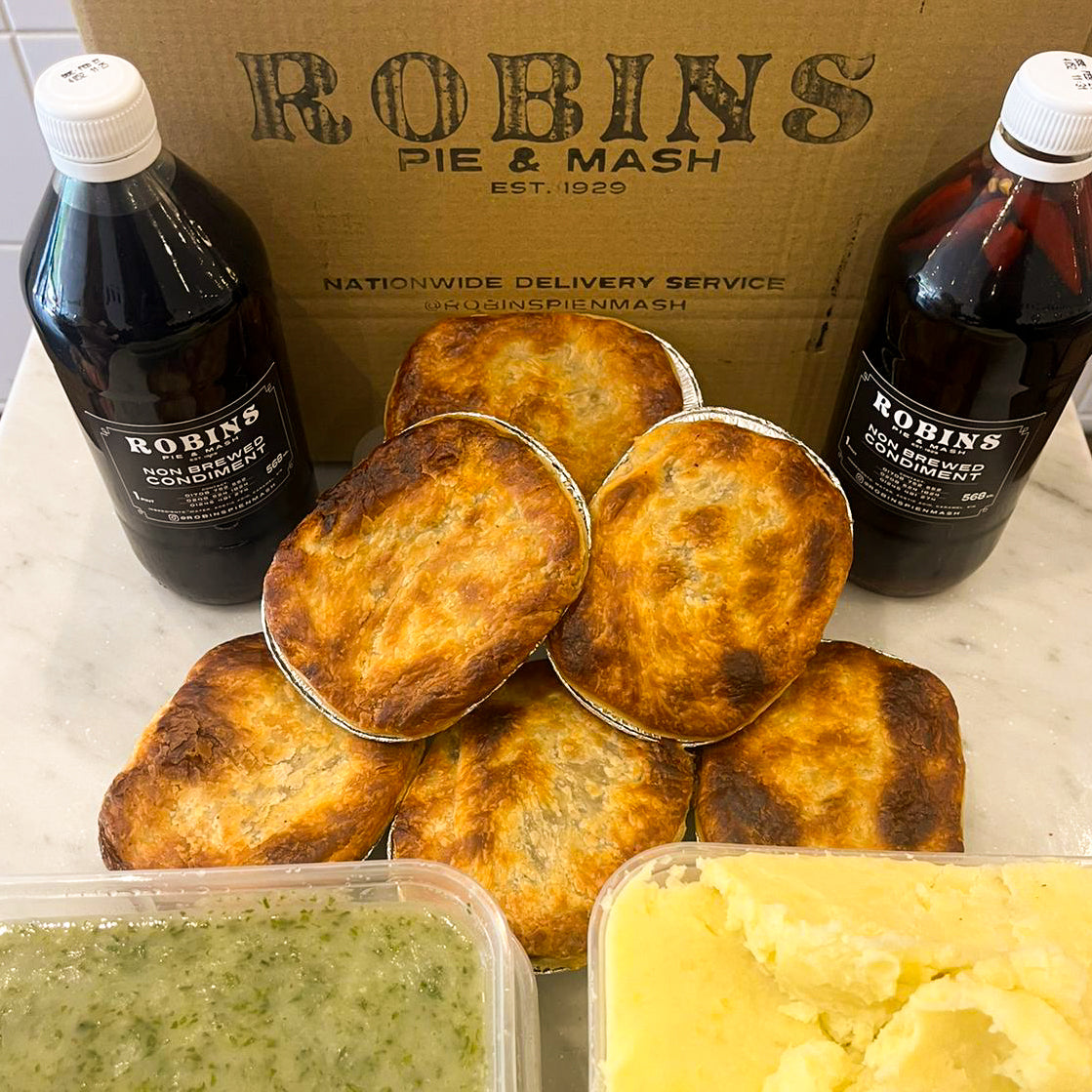 Robins Pies and Mash and Liquor – Robins Pie and Mash